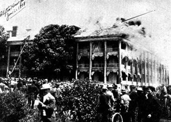 clifton house burning